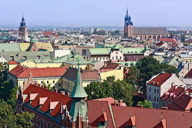 istock Aerial View of Krakow, Poland 467250169
