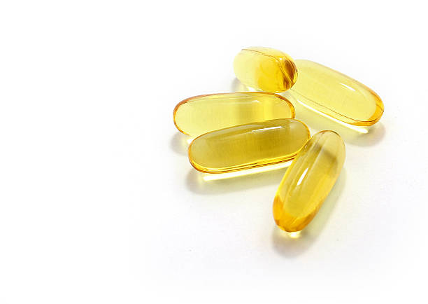 istock Group of yellow capsule 467251011