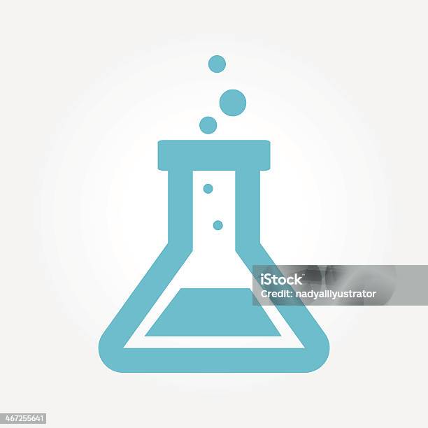 Laboratory Glass Stock Illustration - Download Image Now - Backgrounds, Beaker, Biology