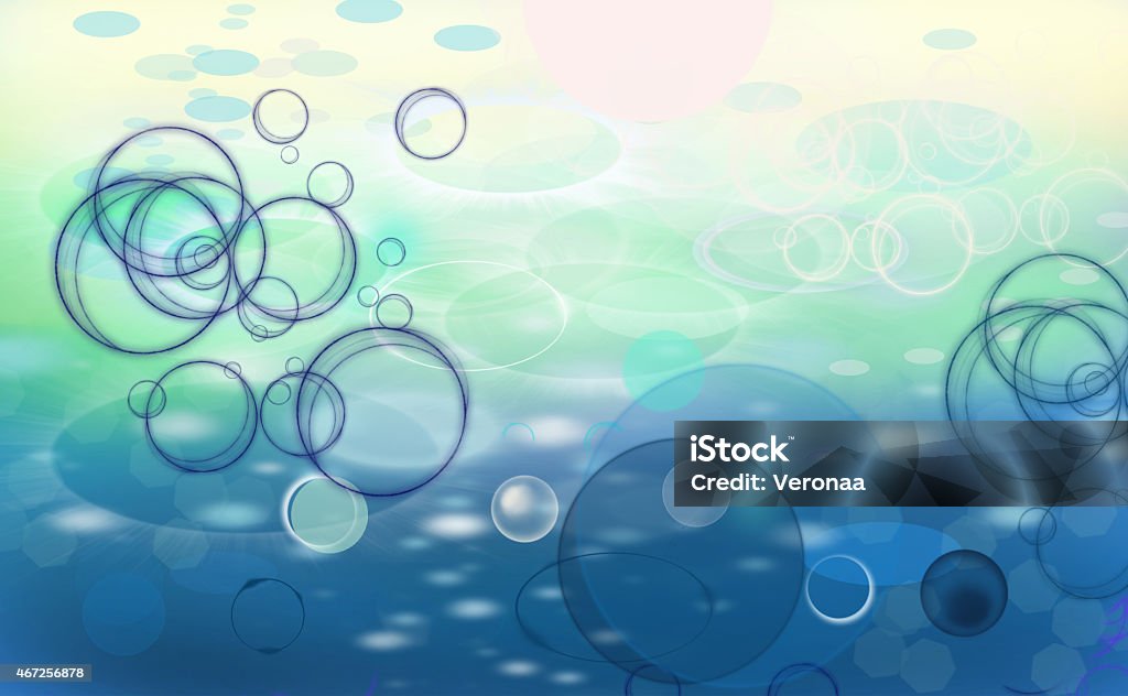 Holiday background with beautiful circles 2015 stock illustration