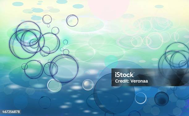 Holiday Background With Beautiful Circles Stock Illustration - Download Image Now - 2015, Abstract, Art