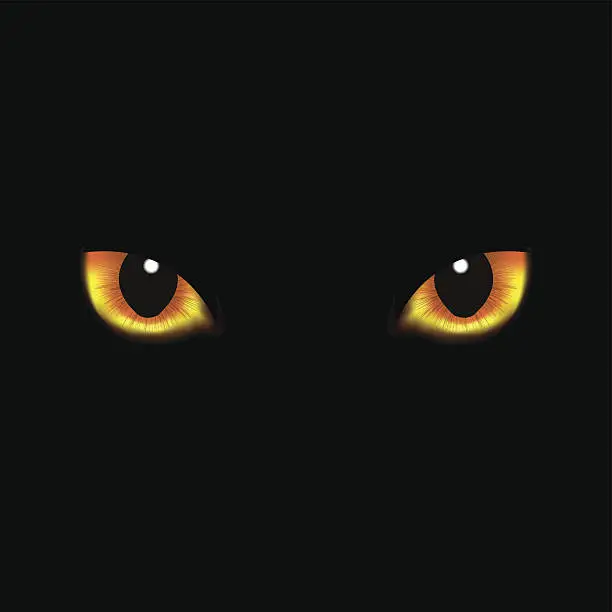 Vector illustration of Cat Eyes