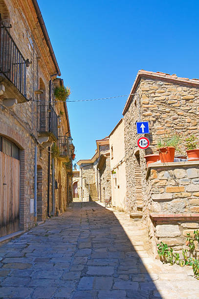 istock Alleyway. Guardia Perticara. Basilicata. Italy. 467258568