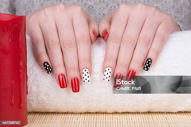 Manicure Stock Photo - Download Image Now - 2015, Acrylic Painting, Adult