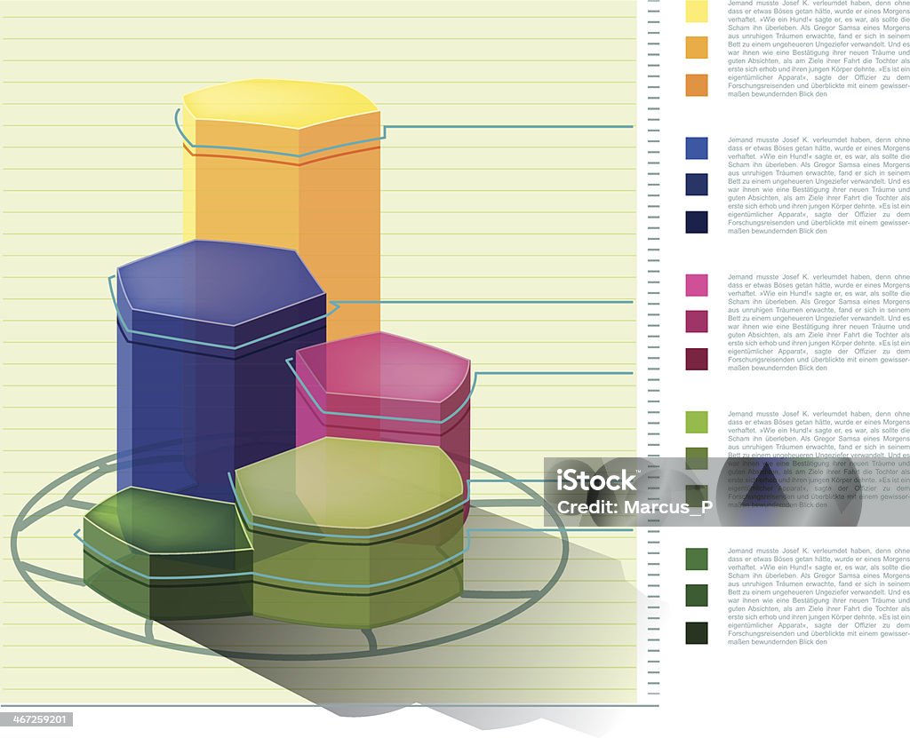 Balkendiagramm Fussball Infografik - Grafika wektorowa royalty-free (2014)