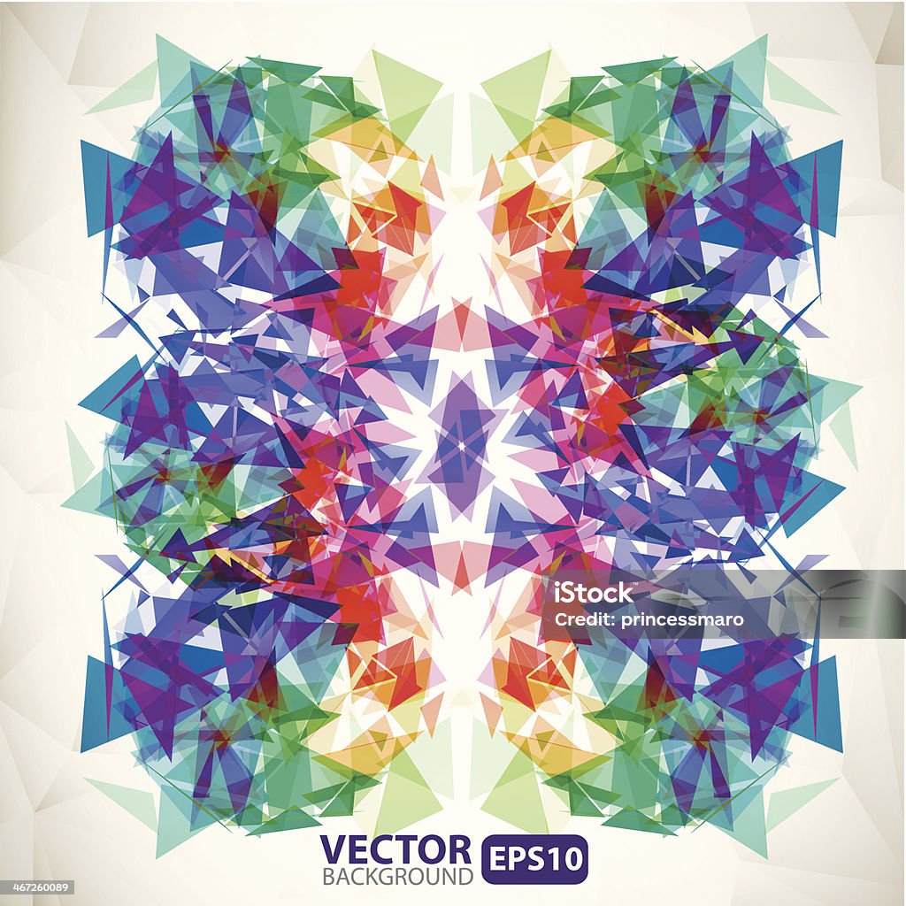 Abstract Geometric Explosion Abstract Geometric Background With Explosion Stock Illustration ...