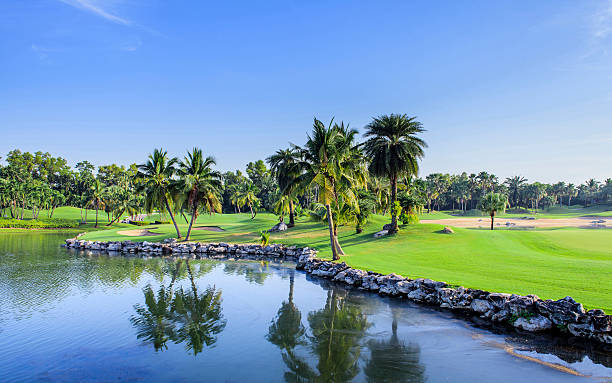 istock Golf course in a sunny day, Thailand 467261378