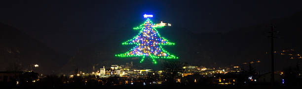 istock The famous christmas tree of Gubbio 467261548