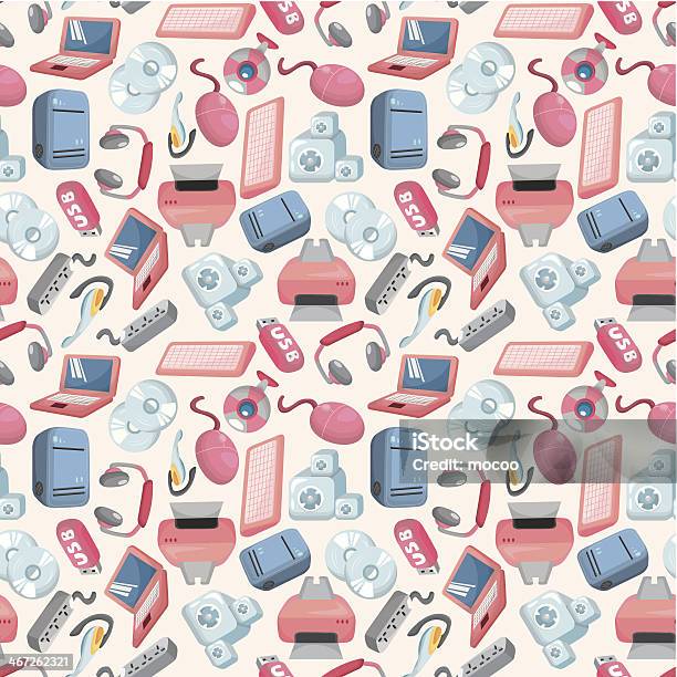 Seamless Computer Pattern Stock Illustration - Download Image Now ...
