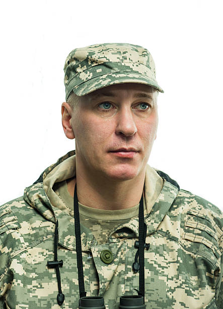 istock Portrait of soldier 467264168