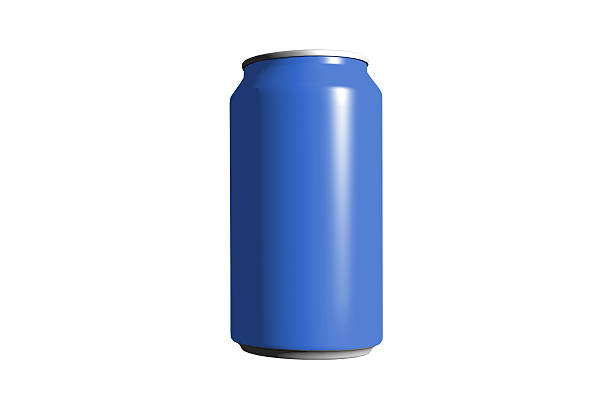istock transparent metal tin with mineral water 467268276