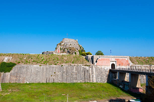 istock Old Fortress seen from Contrafossa. Corfu, Greece. 467271114