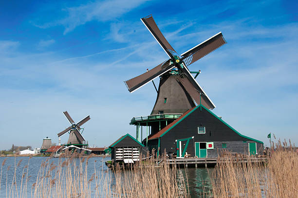 istock wind mill of Zaanse Schans, Netherland 467279363