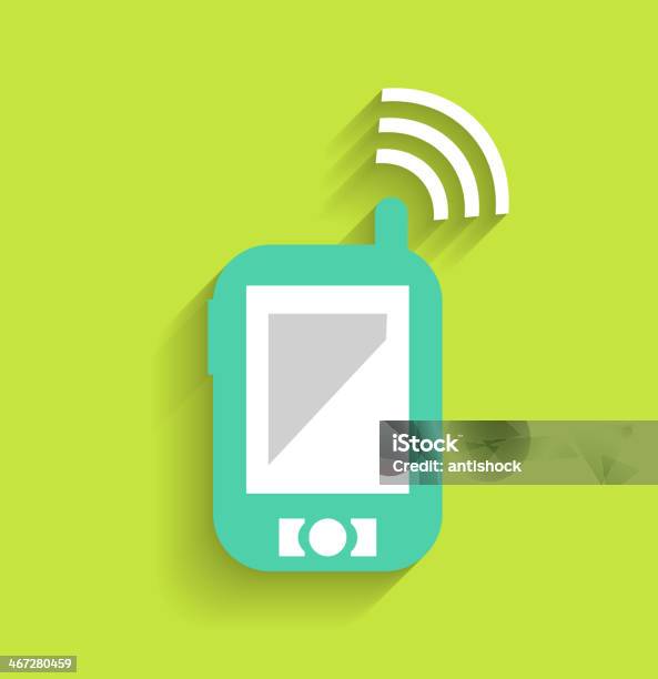 Telefone Tablet Ícone De Comunicação - Arte vetorial de stock e mais imagens de Aplicação móvel - Aplicação móvel, Colorido, Conexão