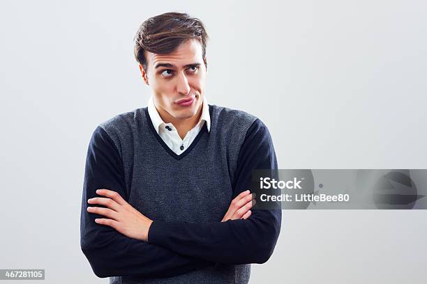 Businessman Thinking Stock Photo - Download Image Now - 20-29 Years, Adult, Adults Only