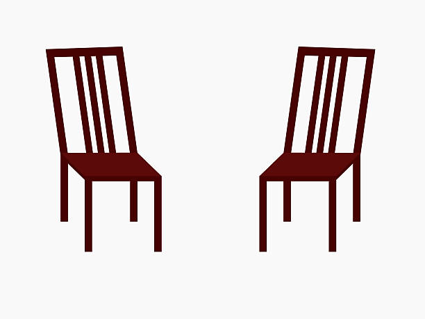 krzesła - quarell stock illustrations