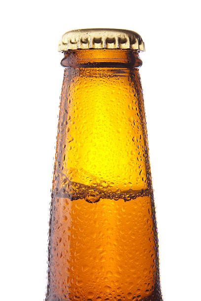 Bottle of beer stock photo