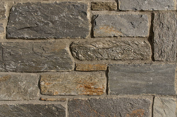 istock Rock Wall Background - Rocks with Natural Minerals 467286796
