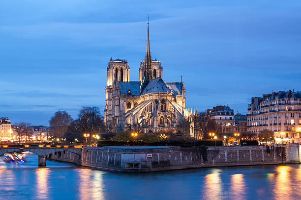 istock Notre Dame de Paris at dusk, France. 467287048