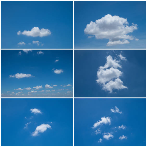 istock Set of six blue Sky daylight collection 467287464