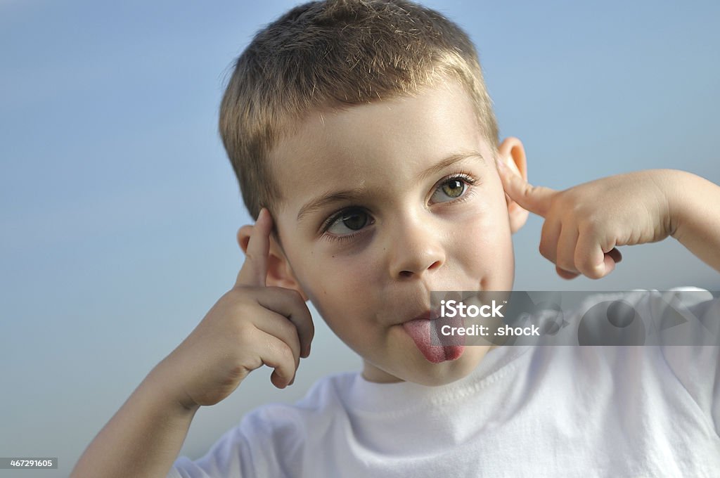 child happy young boy child outdoor portrait Activity Stock Photo