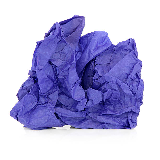 blue lenços de papel - tissue paper - fotografias e filmes do acervo