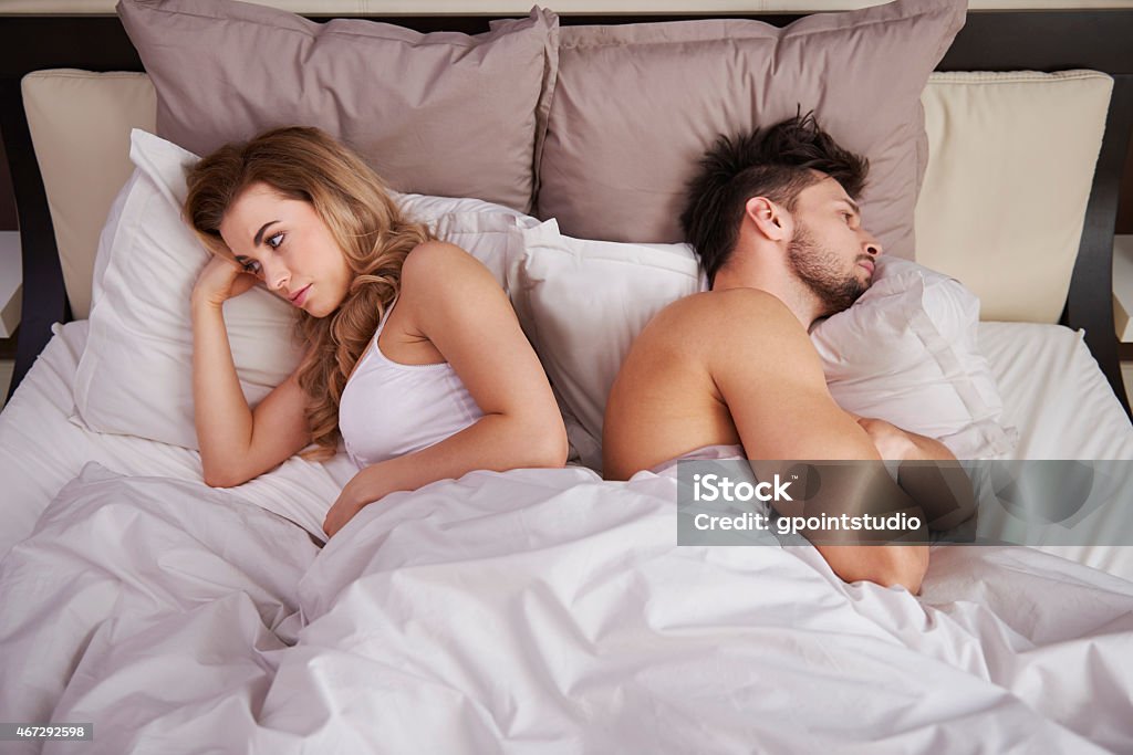 Frustrated couple with serious problems Couple - Relationship Stock Photo