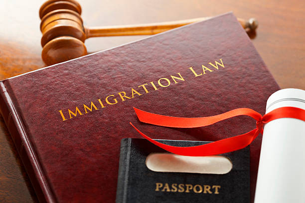 Immigration Law Court stock photo