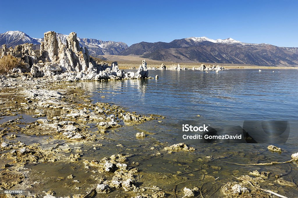 Mono Lake Tufa skalne oraz - Zbiór zdjęć royalty-free (Bez ludzi)