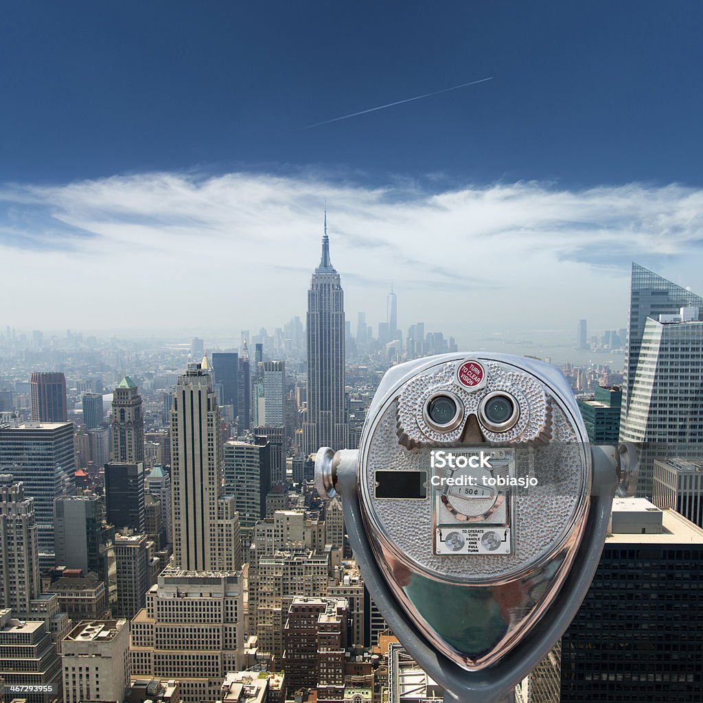 Vue aérienne de Manhattan, New York City - Photo de Top of The Rock libre de droits