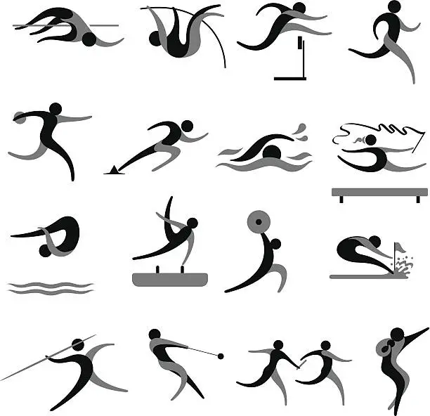 Vector illustration of Sports Icon Set