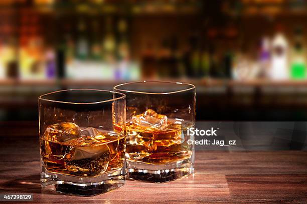 Whiskey Stock Photo - Download Image Now - Whiskey, Cigar, Ice Cube