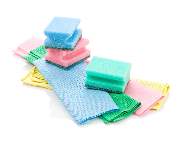 istock collection of rags and sponges 467298370