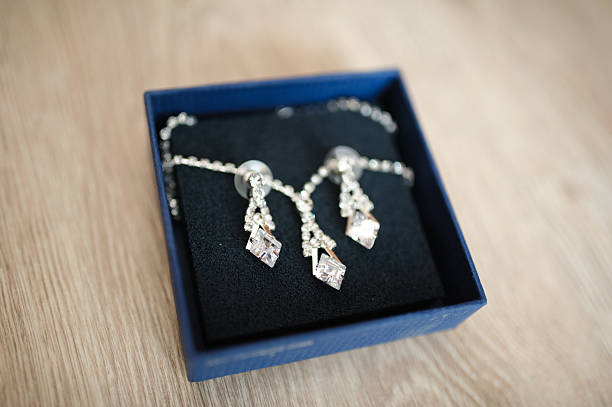istock bride's necklace and earrings is ready for bride's best day 467298836