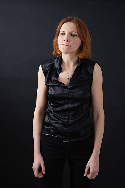 istock Beautiful woman doing different expressions in different sets of clothes 467299468