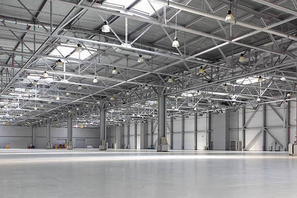istock Empty and bright warehouse for companies 467299716