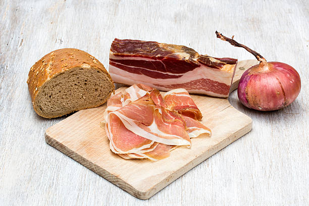 돼지고기 식육 제품 스톡 사진