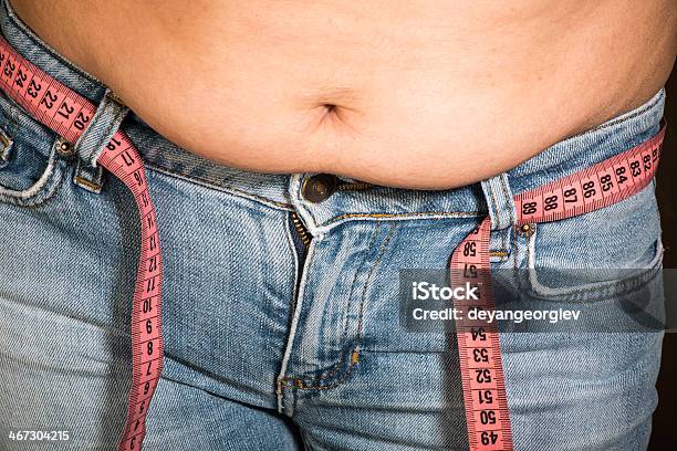 Woman Showing Fat Belly Stock Photo - Download Image Now - Abdomen, Adult, Backgrounds