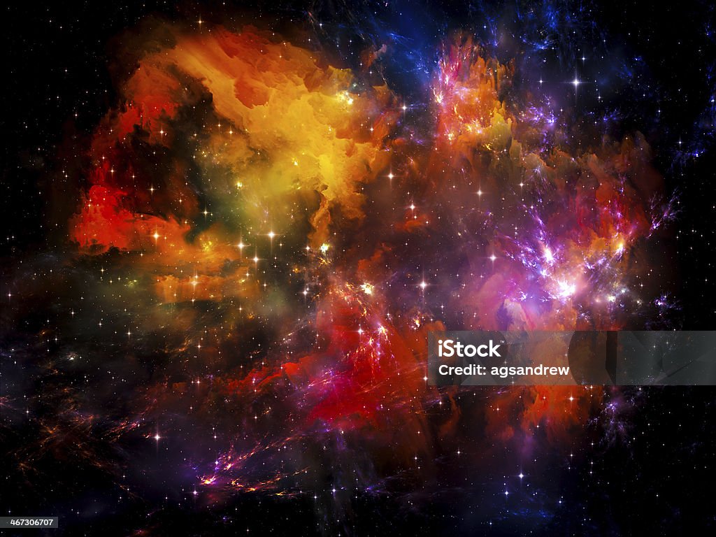 Energy of Space Universe Is Not Enough series. Design composed of fractal elements, lights and textures as a metaphor on the subject of fantasy, science, religion and design Abstract Stock Photo