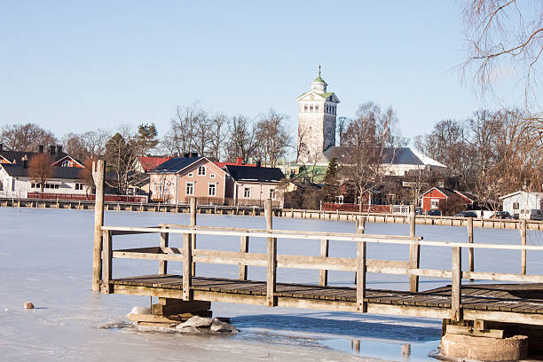 istock Wharf and a city 467306962