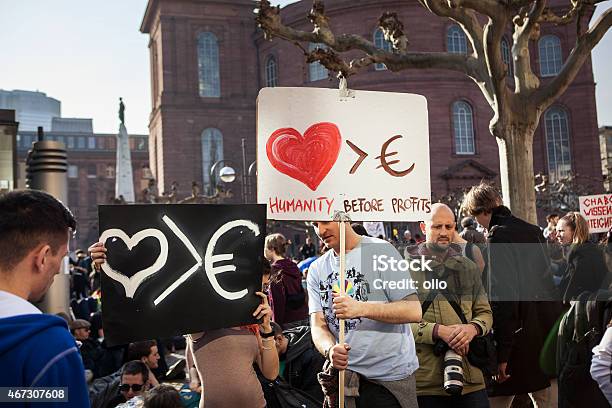 Blockupy 2015frankfurt Alemania Foto de stock y más banco de imágenes de 2015 - 2015, ATTAC, Actividad