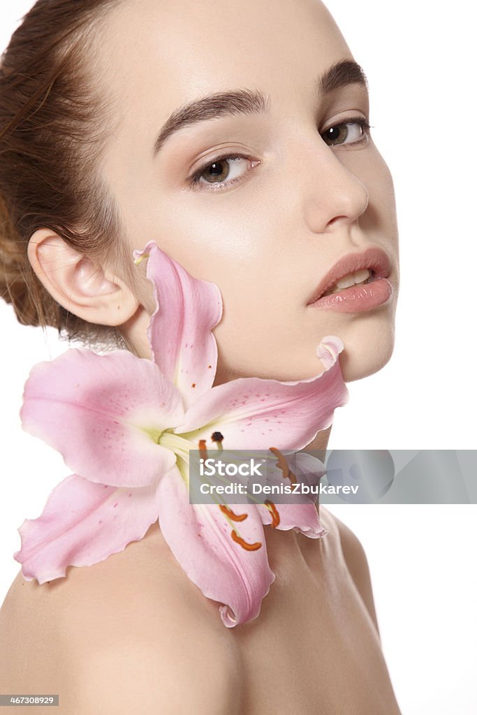 portrait of beautiful woman Adolescence Stock Photo