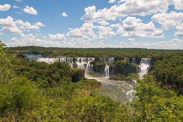 istock Iguassu waterfalls bordering Argentina Brazil 467309317
