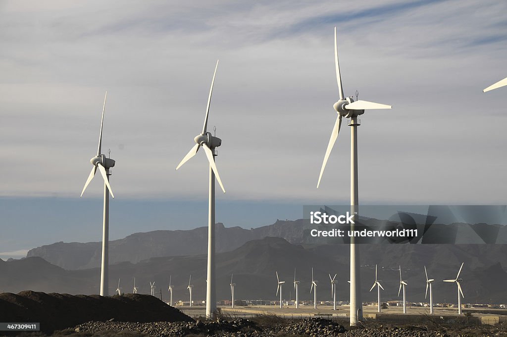 Puissance Générateur d'énergie éolienne - Photo de Alimentation électrique libre de droits