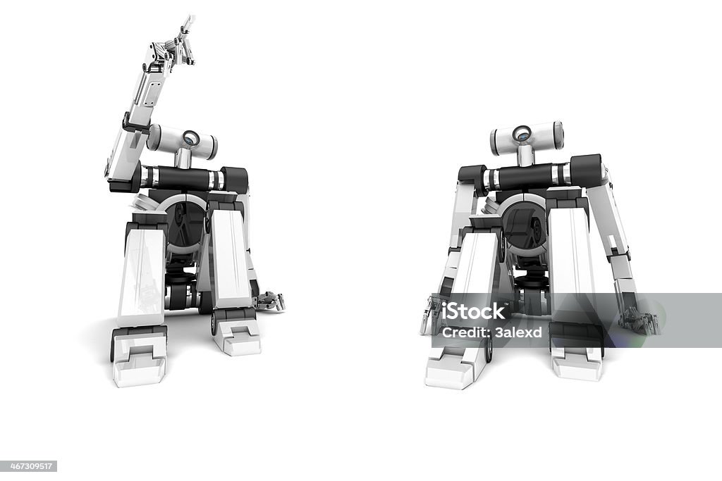Два роботы - Стоковые фото Без людей роялти-фри