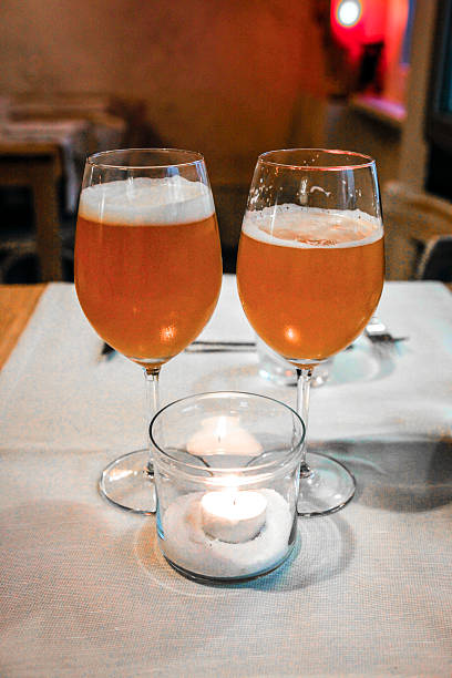 istock Two glasses of beer 467310140