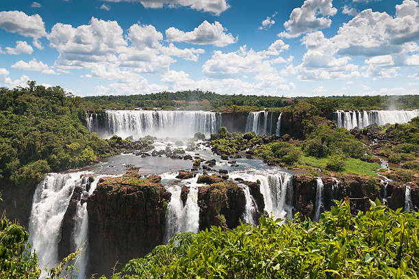 istock Iguassu waterfalls bordering Argentina Brazil 467310275