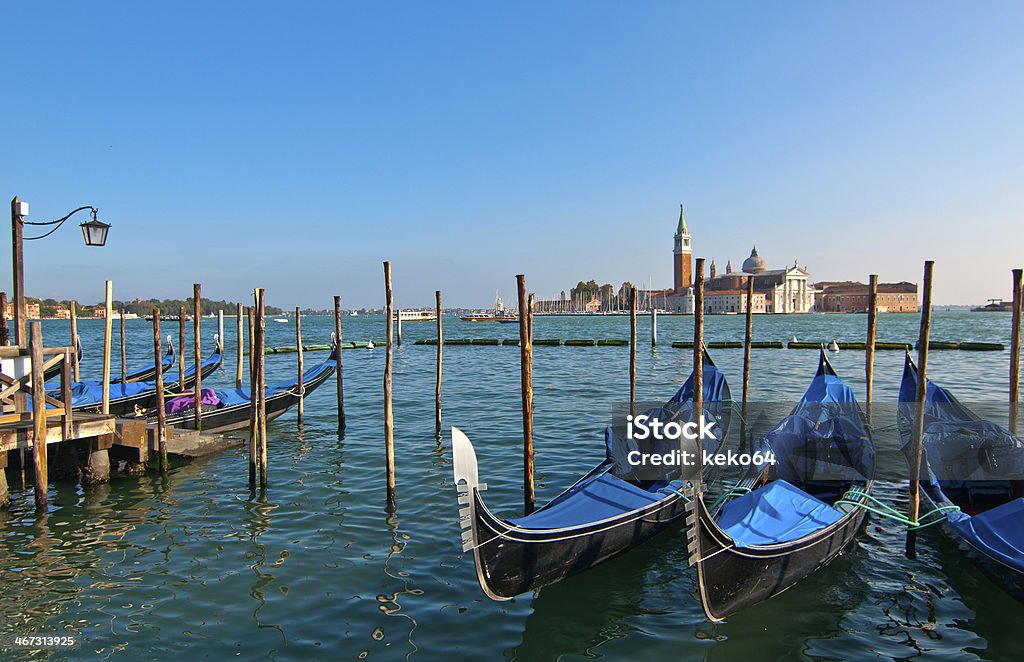 Венеция Италия pittoresque на gondolas - Стоковые фото Архитектура роялти-фри