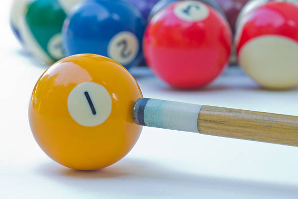 istock Focus on a 1-ball billiards at 467315091