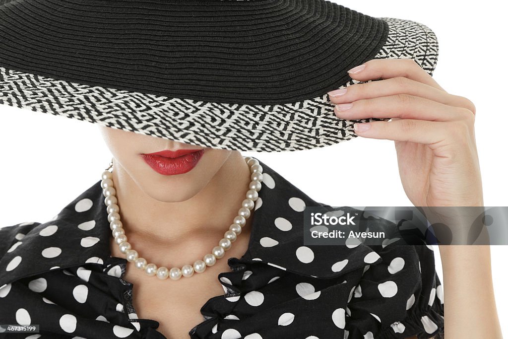Jeune femme dans un chapeau - Photo de Femmes libre de droits